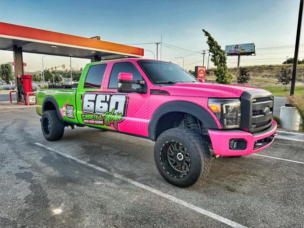 Professional Truck Wrap Installation